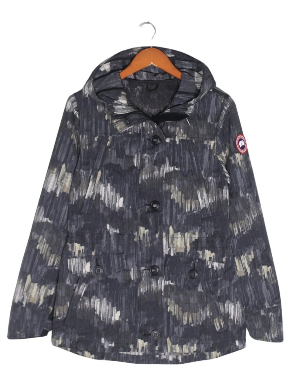 Canada Goose Reid Jacket Nocturne Brush Camo Hooded Rain Shell Women's S